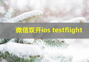 微信双开ios testflight